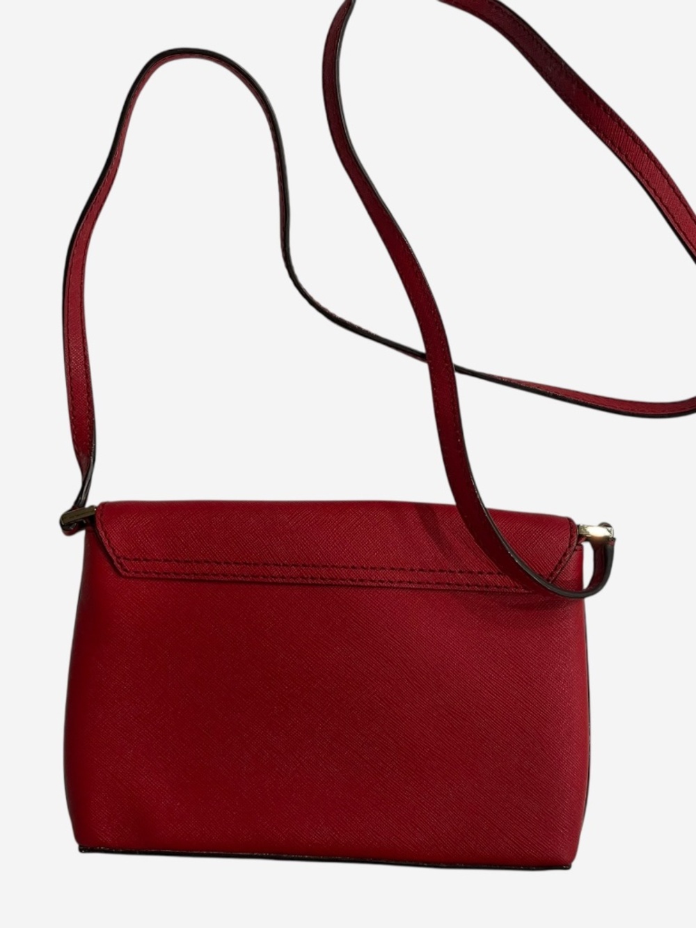 vintage red kate spade leather mini shoulder bag - Picture 5 of 6